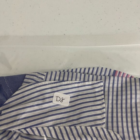 Talbots Striped Pullover Short Sleeve Top Womens Medium 100% Cotton - Picture 6 of 6